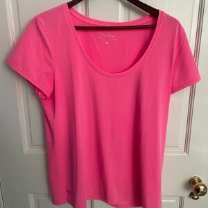 Lilly Pulitzer Vibrant Pink Short Sleeve Tee